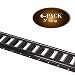 SIX 5' E Track Tie-Down Rail, Powder-Coated Steel ETrack TieDowns | 5' Horizontal E-Tracks, Pack of 6 Bolt-On Tie Down Rails for Cargo on Pickups, Trucks, Trailers, Vans primary