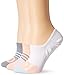 adidas Women's Superlite Super No Show Sock (3-Pair), Grey - Clear Onix Marl/Ice Blue/Sun Glow/White, Medium, (Shoe Size 5-10)