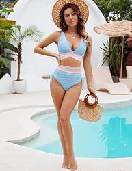 Blooming Jelly Womens High Waisted Bikini Sets