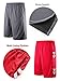 Liberty Imports Pack of 5 Men's Athletic Basketball Shorts Mesh Quick Dry Activewear with Pocket