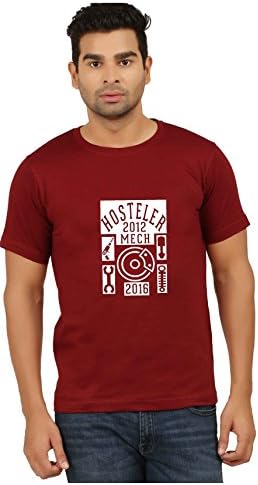 Hosteler 2012 Mechanical Engineering Printed T-Shirt - X-Large