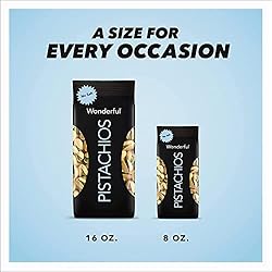 Wonderful Pistachios In Shell, Roasted with No Salt