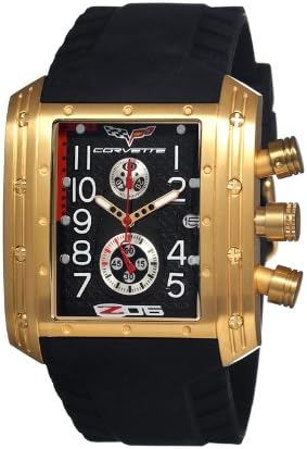 Corvette By Equipe Corvette Z06 Black Dial Mens Watch #EV407