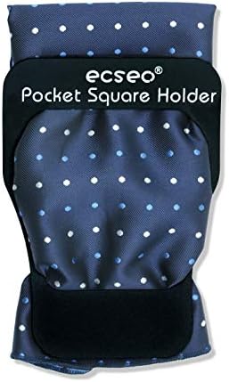 Pocket Square Guard for Men Suits, Ecseo Mens Pocket Square Holder/Folder