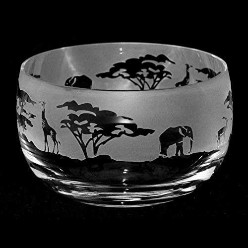 ANIMO GLASS Safari Small Crystal Bowl