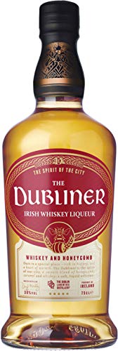 Dubliner Irish Whiskey Liqueur I Whiskey & Honeycomb I Whiskeylikör mit Honig und Karamell Geschmack I 30% Vol. I 700 ml