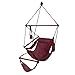 Hammaka Hanging Hammock Air Chair, Wooden Dowels, Burgundy