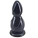 Huge Anal Beads Extra Large Butt Plug Big Dildo Adult Sex Toys for Men and Women (Black)