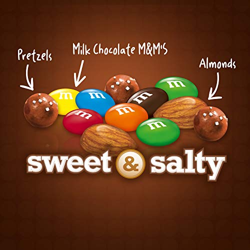 M&M's Milk Chocolate Sweet & Salty Snack Mix, 4.0 Ounce (Pack of 8)