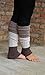 Lucky Love Leg Warmers for Women with Wide Calf Reversible Knit Multicolor 80s Outfit (Chocolate/Mocha)