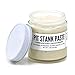 Pit Stank Paste Natural Deodorant, Unscented, Non-Toxic, Aluminum Free, 4oz Glass Jar