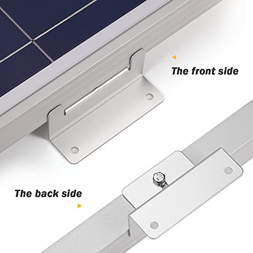 thumbnail image 2 of AUTO 4Pcs Solar Panel Mounting Kits Solar Panel Z Bracket Mount Mounting Set Rv Boat Off Grid I.528650208 2 of 14