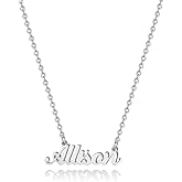 Hidepoo Allison Necklace – Personalized My Name Pendant Necklace for Valentine's Day Gift,Dainty Allison Name Necklace Chain Jewelry Gifts for Women