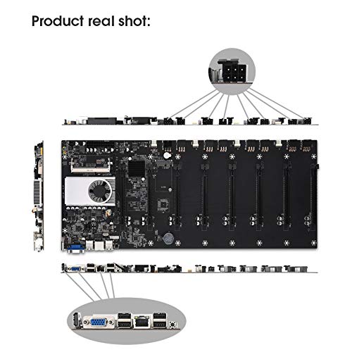 tellaLuna Riserless Mining Motherboard 8 GPU Bitcoin Crypto Etherum Mining Support 1066/1333/1600MHz - Image 6