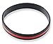 Firefighter Awareness Support Thin Red Line Silicone Wristband Bracelets