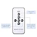 LED Lights Dimmer, SMY Deck Lights Dimmer with RF Wireless Remote Controller in Waterproof IP67 for Led Lights Dimming with Black Extension Cable DC Male and Female Connectors