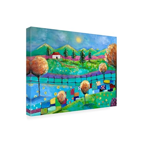 Outdoor Canvas Art - Karrie Evenson 'Mountain View' Wall Art for Outdoor Spaces…