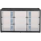 CRAFTSMAN Plastic Storage Organizer Bin System, 9 Compartment, Modular, Home Office (&lrm;CMST40709)