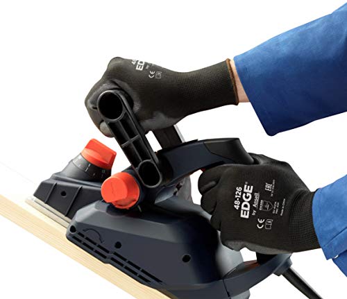 Ansell EDGE 48-126 Arbeitshandschuhe, Vielseitig Einsetzbarer Handschuh, Heimwerker-, Renovierungs-, Mechanik-Arbeiten, Industrie PSA Damen Herren, Schwarz, GröÃe L (12 Paar) – Bild 5