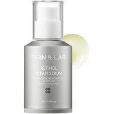 [SKIN&amp;LAB] Retinol Repair Serum Retinol 3%+Bakuchiol+EGF| For Reduce Wrinkles &amp; Fine Lines, Smoothing | Daily Facial Essence 1.01 fl.oz