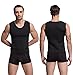 IFLOVE Sweat Vest for Men Weight Loss Neoprene Sauna Suit Body Shaper Tank Hot Top Tummy Fat Burner Slimming Shapewear Black No Zip