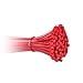 Nylon Zip Ties (Pack of 500pcs) 8 Inch with Self Locking Cable Ties (Red)