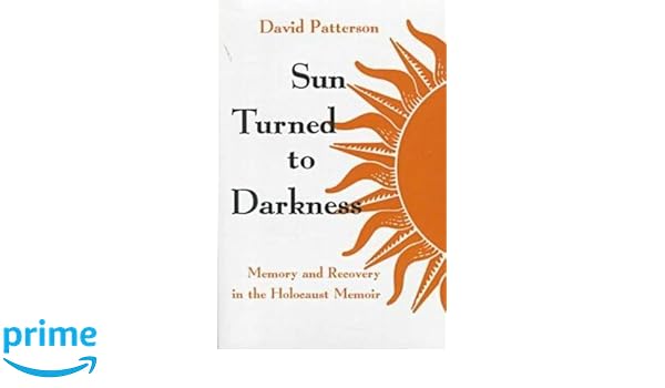 Sun Turned To Darkness Memory And Recovery In The Holocaust - 