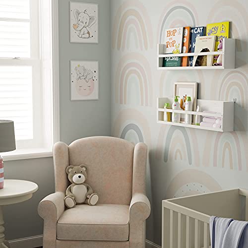 Brightmaison Polynez Floating Shelves for Wall & Book Storage for