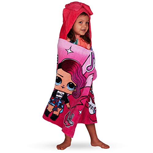 L.O.L. Surprise! Soft Cotton Hooded Bath Towel Wrap 24