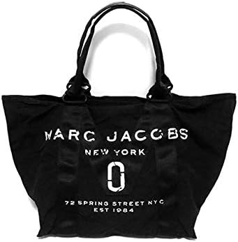 Amazon マークジェイコブス Marc Jacobs メンズ レディース ロゴプリントビッグトートバッグ ブラック 並行輸入品 トートバッグ