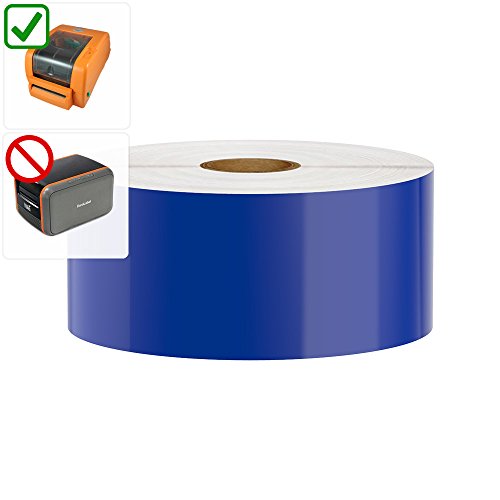 DuraLabel PRO Compatible Premium Vinyl Tape, Blue, 2