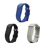 FlyHi Replacement Bands for Fitbit Flex, Fashion Hollowed / 3D Grain Design, Comfortable Adjustable Silicone Sport Wristband with Chrome Clasp and Fastener Buckle(Trackers not Included)