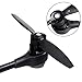 Yuneec Typhoon H480 Propellers FPV Drone Propellers Blades Replacement 6 pcs 3CW 3CCW Rotor Blade Sets A and B for Yuneec H H480 Black