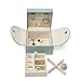 Vlando Small Travel Jewelry Box Organizer for Jewelries Necklaces Rings Earrings Necklace Sorting Storage, Aqua Green