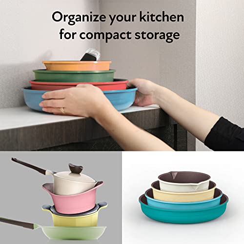 Neoflam Midas 9pc Nonstick Ceramic Cookware Set, PFOA Free Kitchenware