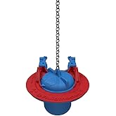 Fluidmaster 523A-009-T4 Super 2 in, or 3 in. Toilet Flapper, Red/Blue | Toilet Parts, Toilet Flappers, Adjustable Flappers, Flush Valve Parts, Fluidmaster 523A-009-T4 Adjustable Flapper