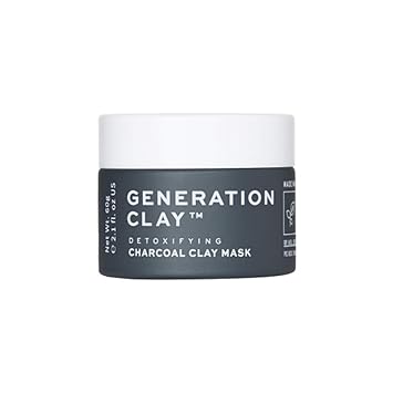 Download Amazon Com Generation Clay Australian Activated Charcoal Clay Mask Detoxifying Clay Face Mask Anti Aging Clay Facial Mask Jar For Blackheads Acne 60g 2 12oz Beauty PSD Mockup Templates