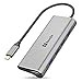 USB C Hub Tuwejia 6-in-1 Type c Hub Multi Port Adapter with USB C to HDMI 4K Output,4 USB 3.0, USB C Charging Adapter Compatible MacBook Pro 13/15 (Thunderbolt 3 Port),MacBook Air 2018, Surface Go