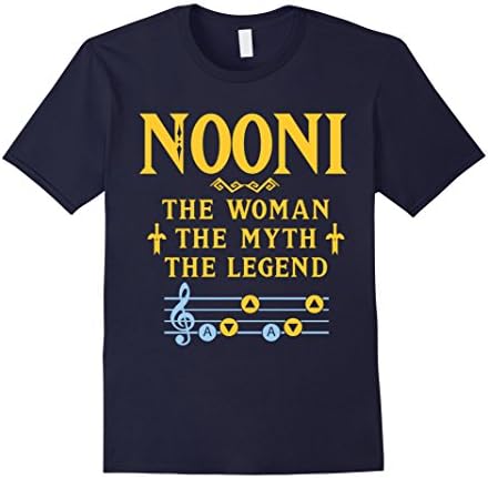 Men's NOONI The Woman The Myth The Legend Shirt - Gifts For Mom Medium Navy