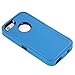 iPhone SE Case, Lordther [ShieldOn Series] [Military Grade Drop Test] Hybrid Synthetic Rubber TPU Covers with [Bonus Screen Protector] Only for Iphone SE 5SE 5 5s (Blue Black)