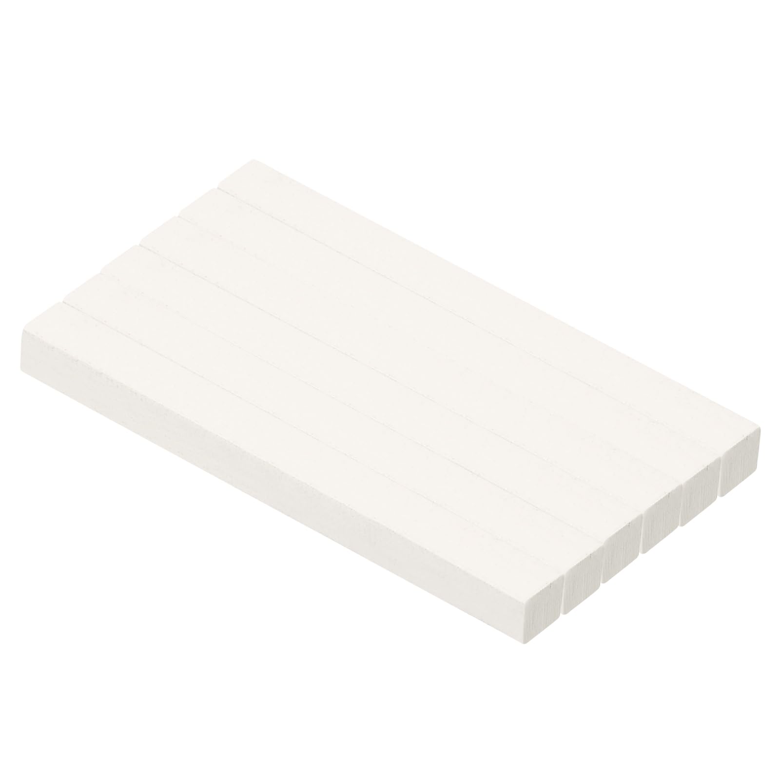 PATIKIL Compressed Charcoal Sticks, 6 Pack Art Supplies Sketch Square Stick for Artist Drawing Sketching Shading Painting, White