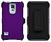 Galaxy S5 Case, ToughBox® [Armor Series] [Shock Proof] [Purple | Aqua] for Samsung Galaxy S5 Case [Built in Screen Protector] [With Holster & Belt Clip] [Fits OtterBox Defender Series Belt Clip]