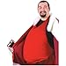 Fun World Men's Padded Santa Belly Costume Accessory, white Standard