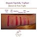 ORGANIC LIPSTICK/LIP LINER PENCIL by Luxury by Sofia - All Natural, Non Toxic, Cruelty Free Formula CASTOR OIL Moisturizes, Nourishes, Boosts Collagen, Lasts All Day, Retractable Pencil- Simply Pink