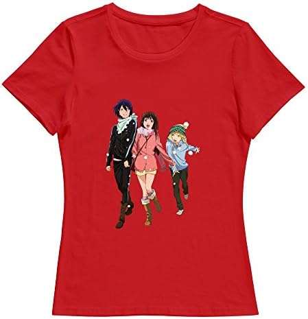 Rahk Noragami Yato Hiyori Iki Yukine 100% Cotton Female T Shirt DeepHeather Sport by