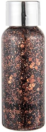 Loose Powder Glitter, EVAEVA Full Coverage New Foundation Liquid, Face&Body Gel Eye Shadow Glitter Kit Mix Gel,Luminous Radiance Radiant Touch Concealer