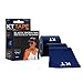 KT Tape, Original Cotton, Elastic Kinesiology Athletic Tape, 20 Count, 10” Precut Strips, Navy