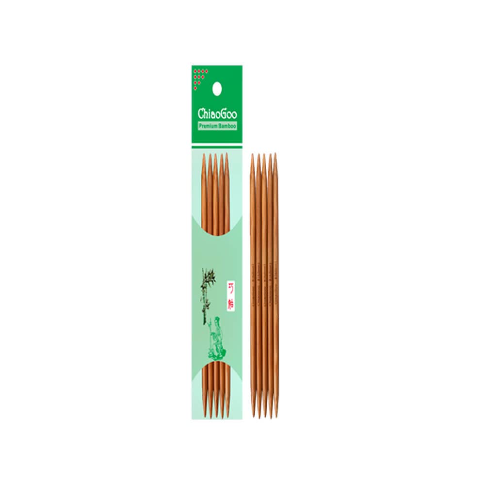 ChiaoGoo Double-Pointed Needle Bamboo 15cm 3.50mm PTN - 1pc