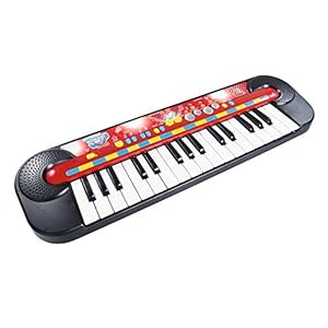Simba Smoby 106833149 Music World' Electronic 32 Key Kids Keyboard Programmed with Demo Songs, Rhythms & Instrument…