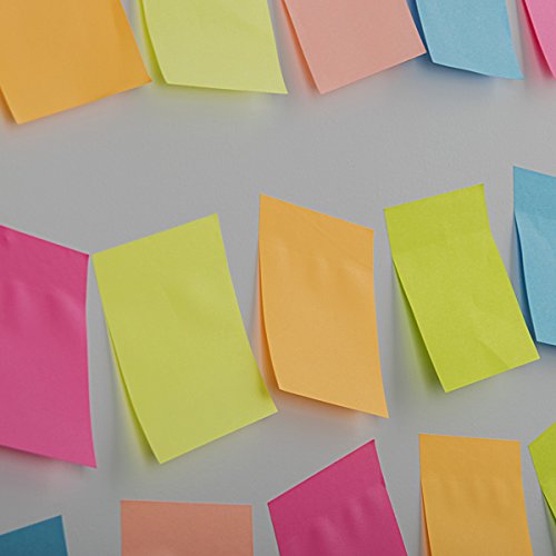 ZCZN 6 Bright Color Sticky Notes,3 in x 3 in 24 Pads/Pack 100 Sheets/Pad Sticky issue is improved (24 pack)